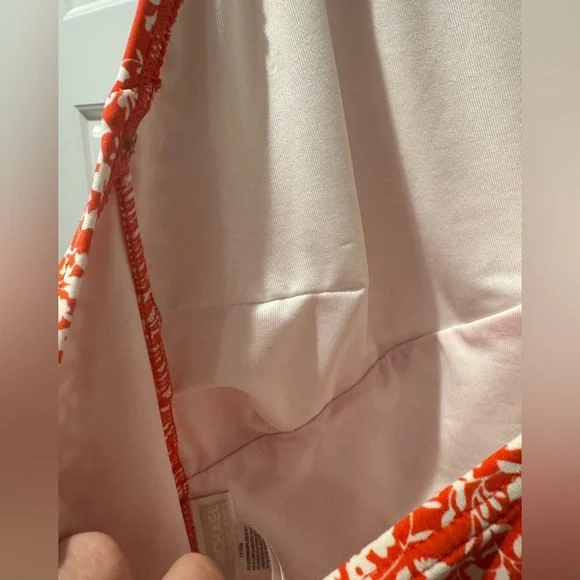 Michael Michael Kors Women's 236282 V-Twist Halter One-Piece Swimsuit Size 16 - Picture 7 of 8